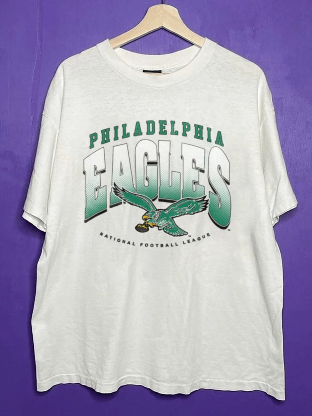 Vintage Philadelphia Eagles Style Shirt, Retro NFL Men Women Football Shirt Tee
